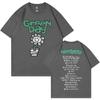 Rock Band Green Day Kerplunk Album Merch Trička Pánské Dámské Oblečení Móda Hip Hop Tričko Letní Ležérní Tričko s Krátkým Rukávem