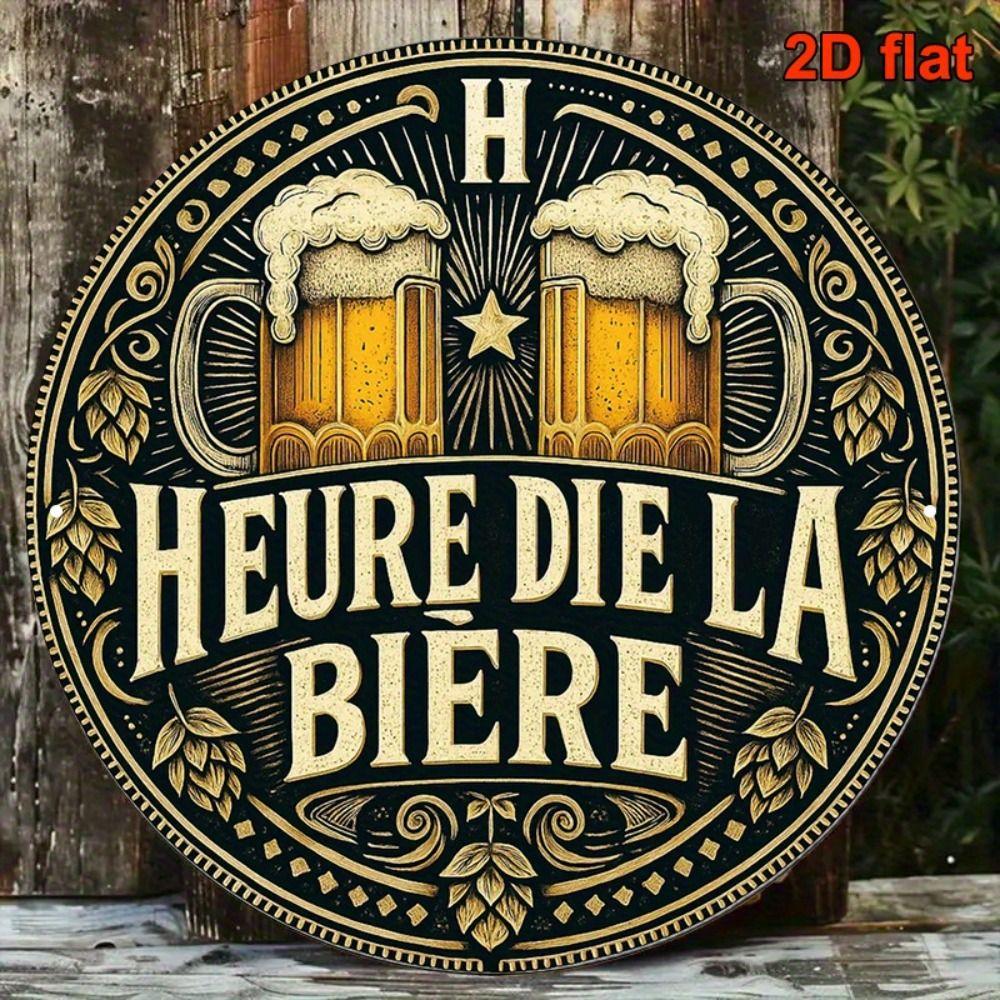 Metal Tin Sign Retro Art 20x20cm Home Wall Decor