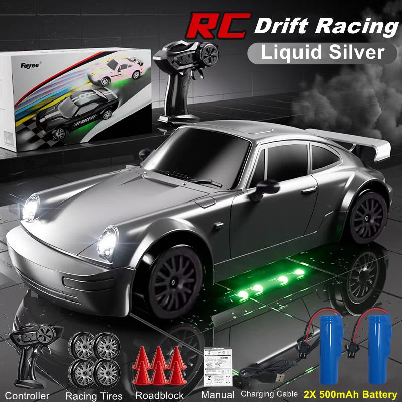 Rc Drift Car Remote Control Race Cars With Led Lights Professional High Speed 4x4 Racing Vehicle Model Toys Gifts For Kids