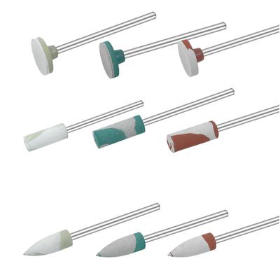 Roda Polidora Diamantada de Borracha Dental 2 35Mm Para Restaurações de Porcelana Zircônia Pedras de Desbaste Polimento Ferramenta Odontológica