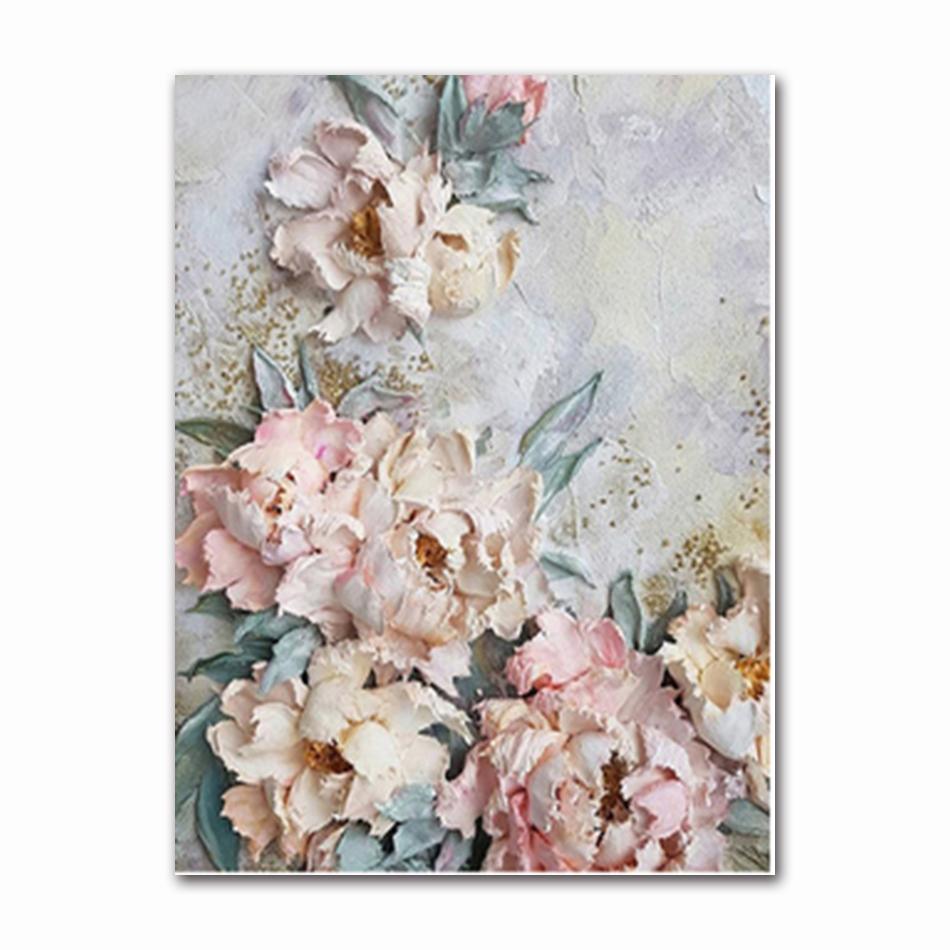 Nordic Modern Flower Poster Home Decoration Scandinavian Canvas Painting Wall Art Poster And Print Murals Living Room Decoration