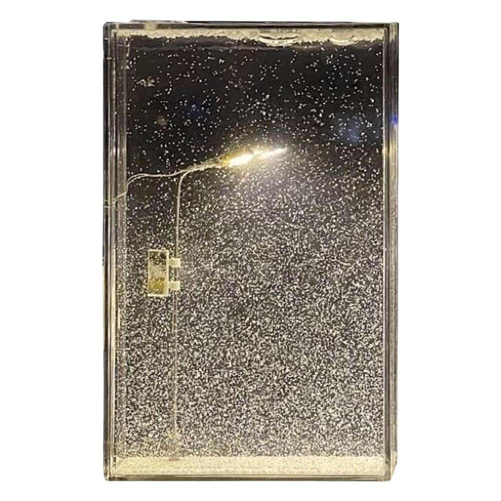 

Ручная работа Снежная сцена Ночной светильник Рождественский комплект для подсветки DIY Искусство и ремесла Декор