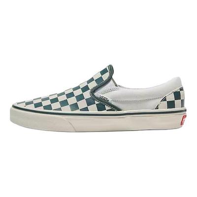 Classic Slip-On a Scacchi - Verde Bianco Vero Sneakers Unisex VN000BVZBGN