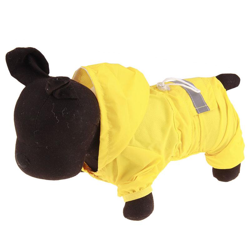Dual-Layer Mesh Dog Raincoat with D-Ring - 3 Colors & 6 Sizes