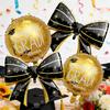 Bow Graduation Season Decoration Balloon Stripe Bow Balloon for Graduation Season Indoor and Outdoor Decoration Photography Prop