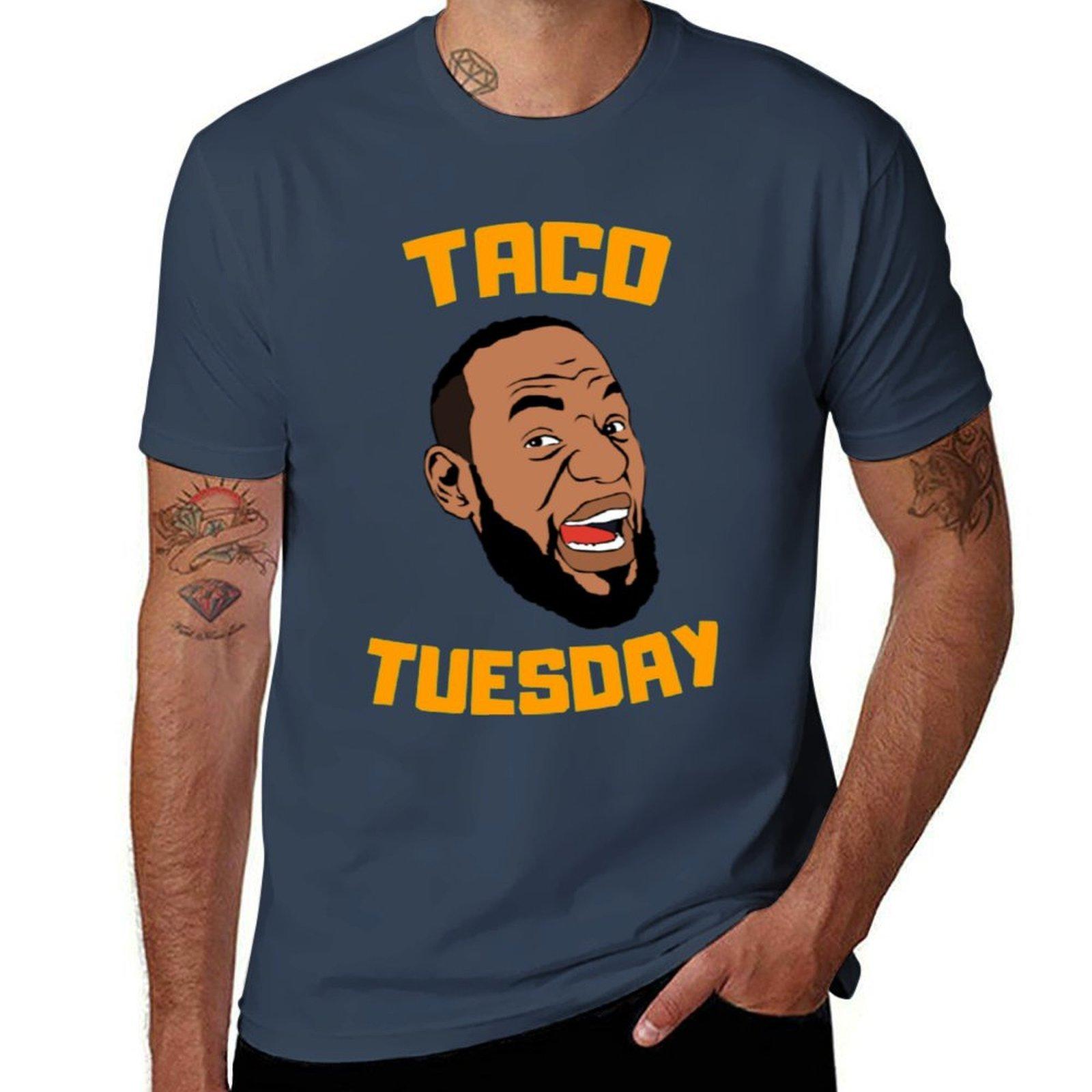 Taco Tuesday TShirt Urban Style Casual Short Sleeve Top S