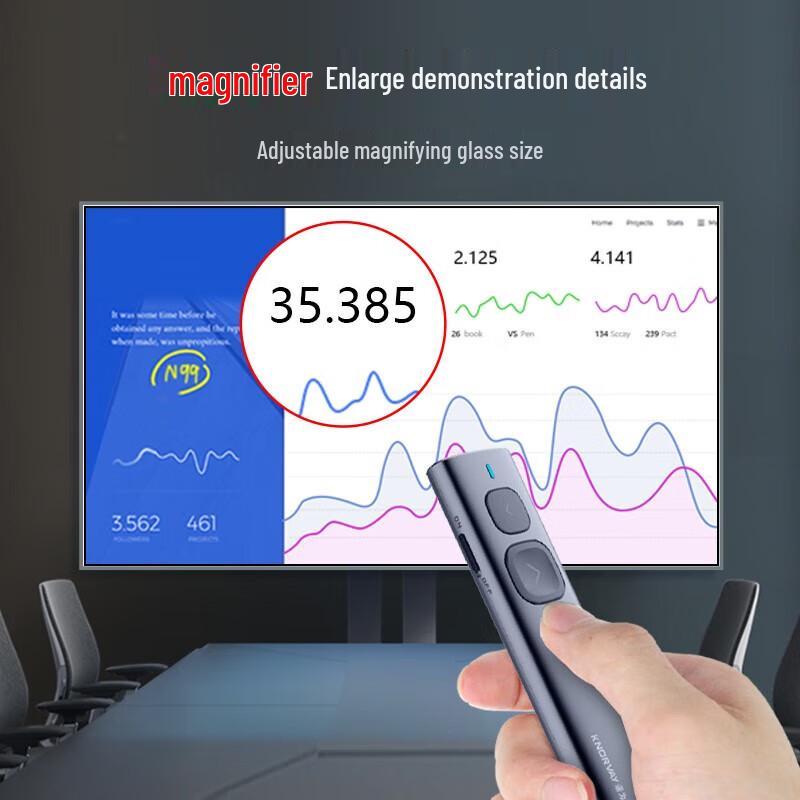 Nuowei N95 Digitální laserový prezentér Spotlight