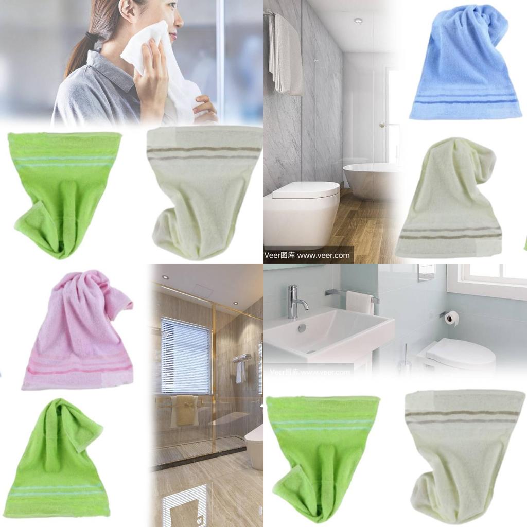 Luxurious Pure Cotton Towels Bulk Super Absorbent Face Cloths Soft And Thick