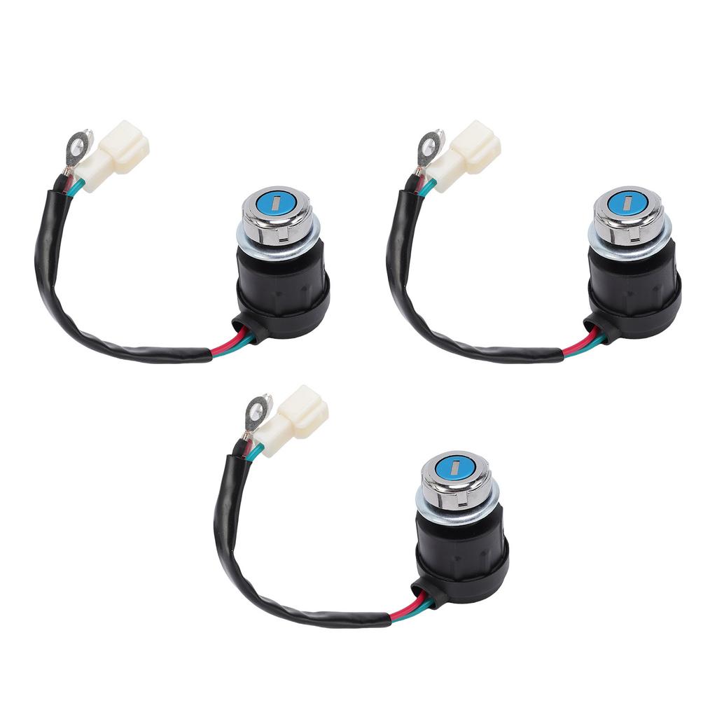 3 Set Gas Generator Ignition Switch with Key 3 Wires Ignition Switch Key Replacement For 186F 170F