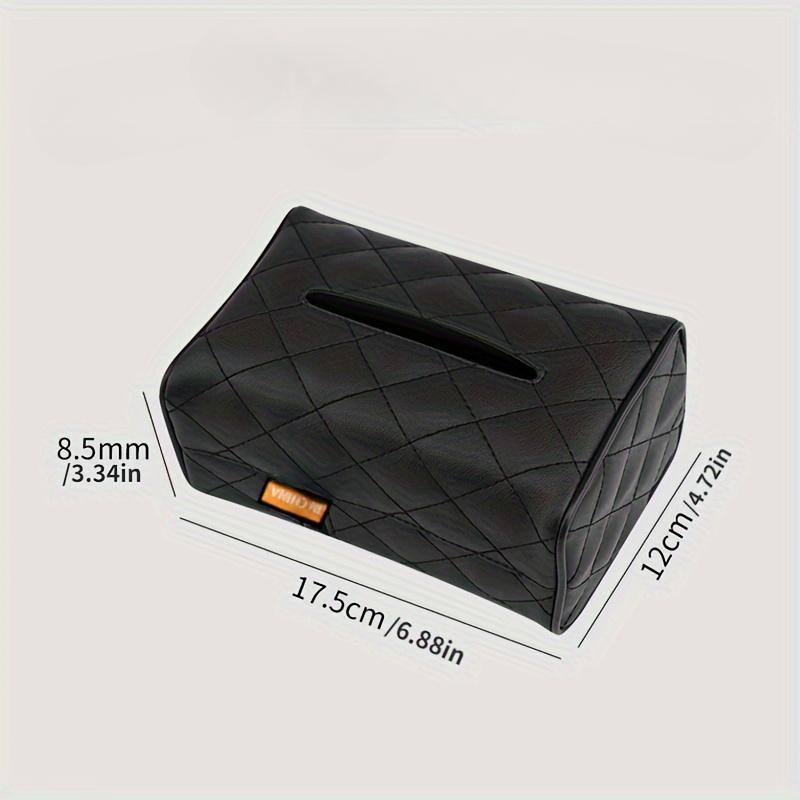 1pc Pink/black Automobile Universal Tissue Car Sun Visor Tissue Box Holder Auto Interior Storage Decoration For Universal Car
