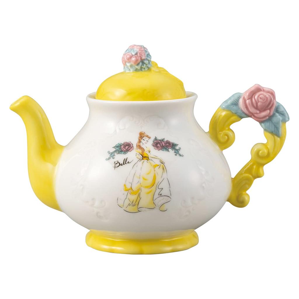 Sun Art Disney "Beauty and the Beast" Teapot, Approx. 655ml, Yellow, SAN3630