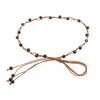 Color Optional Women Waist Belt Vintage Bohemian Adjustable Braided Waist Belt Knot Women Dress Shirt Waist Seal Belt