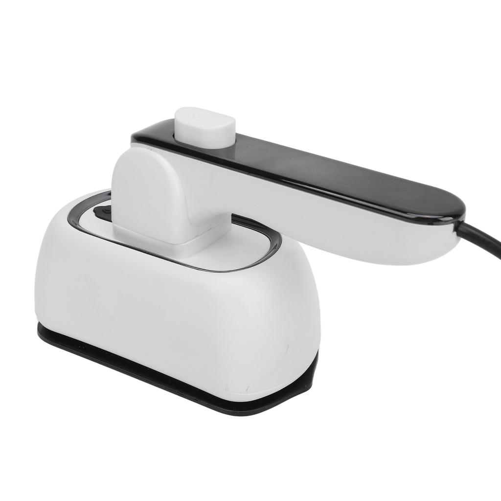 Handbügeleisen 90 Grad drehbar Tragbare Mini-Bügelmaschine für Zuhause Reise Schwarz Weiß