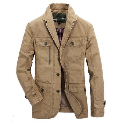 Frühling Herren Jacke Lose Große Größe Business Casual Kleinen Anzug Anzug Frühling Mantel Werkzeug Jacke
