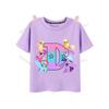 My Little Pony Girl T Shirt Twilight Sparkle Letter AZ TShirts Cartoon Kids Short Sleeve Tee Tops Casual Children Clothes