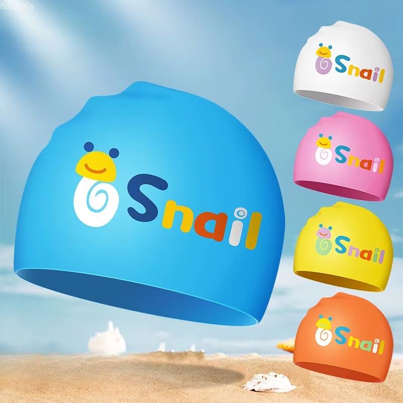 Kids Swimming Caps Cartoon Swimming Cap for Boys and Girls Adult Bear Printed Swim Caps for Women Swim Cap Swimming Accessories