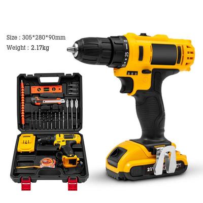 Taladro inalámbrico de litio DeWalt: Set de destornillador eléctrico recargable para uso doméstico en bricolaje