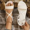 Women Lightweight Sandals 2026 New Summer Trend Sexy Shoes Woman Fashion Outdoor Beach Flat Sandals Female