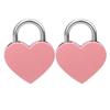 2pcs With Keys Mini Padlock 30x39mm Love Lock Padlock Heart Shaped Padlock  Handbag Decoration