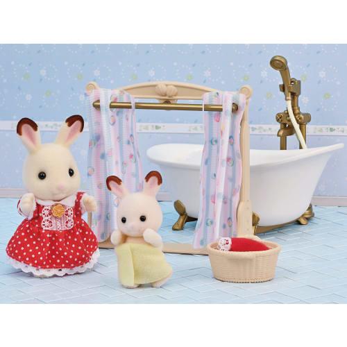 Sylvanian Families Furniture [Bath/Shower Set] Ka-628 ST Mark Certification For Ages 3 and Up Toy Dollhouse Sylvanian Families EPOCH