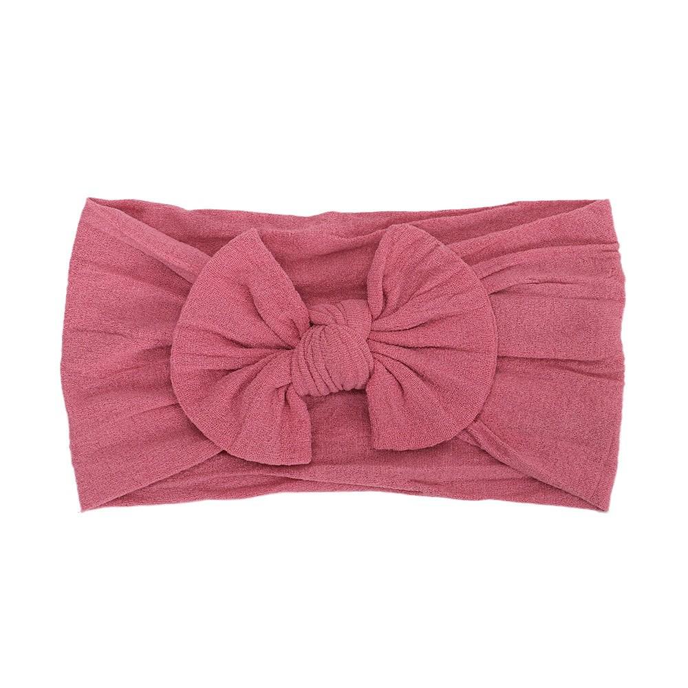 Avrupa ve Amerika Bebek Kız Fiyonklu Saç Bandı - 2021 Naylon Koleksiyonu