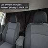 2Pcs Sun Shade Privacy Curtain Taxi Car Isolation Curtain Anti Glare UV Block Sunshade Partition Protection Curtain Car Interior