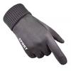 Warm Gloves for Men and Women  Suede Cold Proof Fashion Plus Velvet Thickened Touch Screen Outdoor Riding Autumn and Winter Gloves