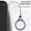 Telefon fingersnor multifunksjonell stabil galvanisert telefon anti-fall ring tau for nøkkelring