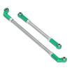 Aluminum Alloy 90mm RC Servo Linkage Steering Link Rod 7.5mm   Head Holder Tie Rod End Upgrade Kit for SCX10 III 1Celsius10 RC Crawler Car