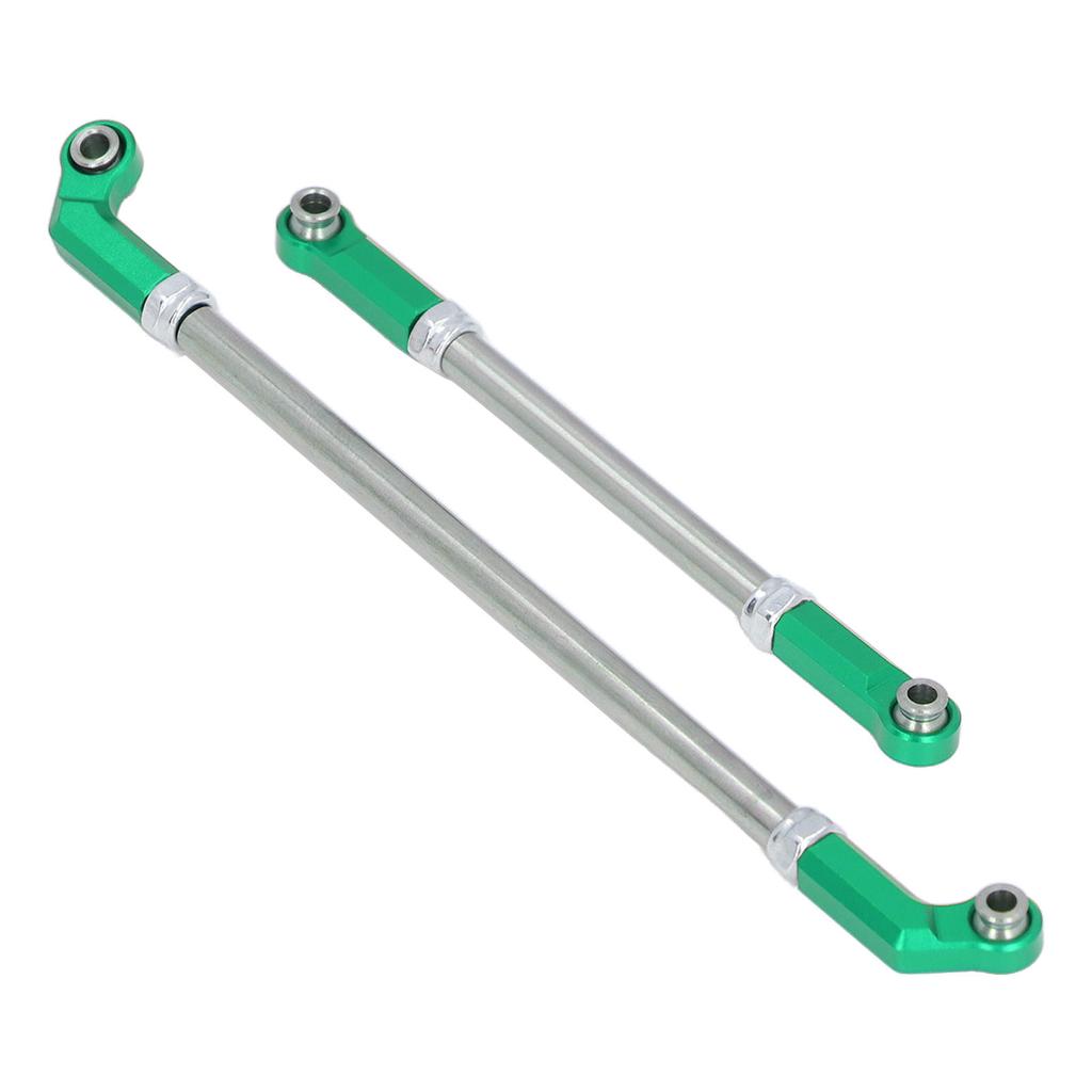 Aluminum Alloy 90mm RC Servo Linkage Steering Link Rod 7.5mm   Head Holder Tie Rod End Upgrade Kit for SCX10 III 1Celsius10 RC Crawler Car