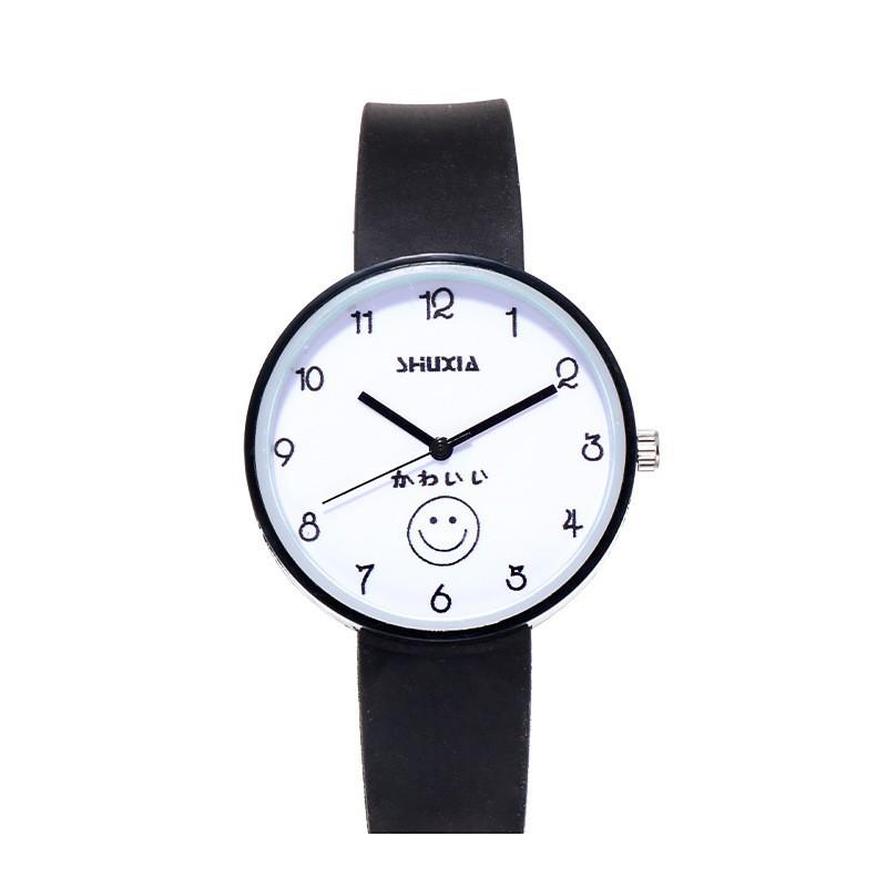 Cute Fashion Candy Color Jelly Waterproof Silicone Children'S Watch Female High School Student Simple Trend Watch