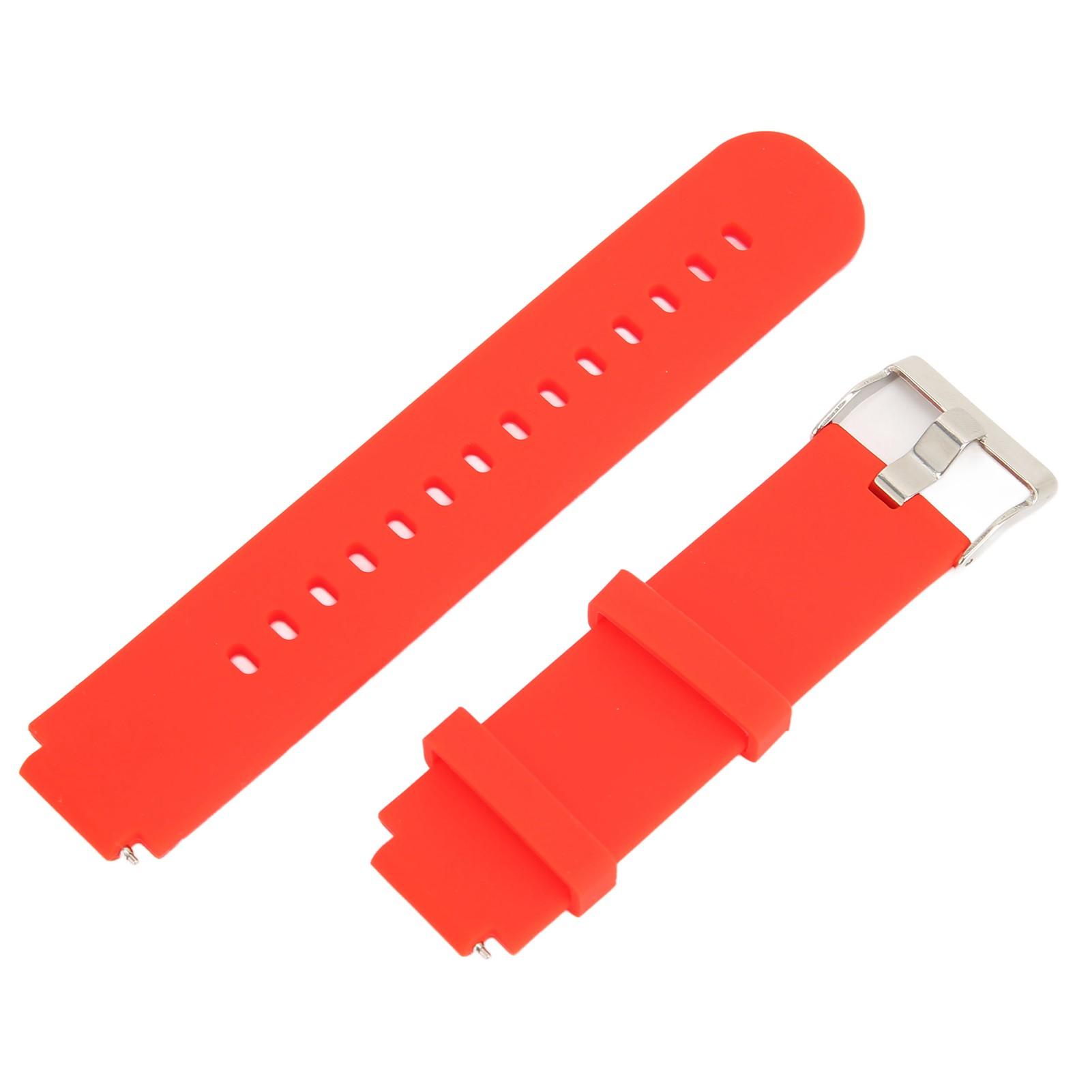 

Silicone Watch Bands Strap Wristband Replacement for Amazfit Smart Watch Verge 2 A1807 Red