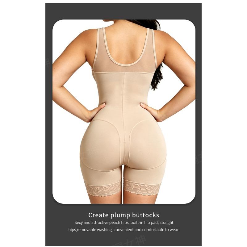 Damen Kompressions Bruststütze Bauchkontrolle Ganzkörperformer Hüftlifter