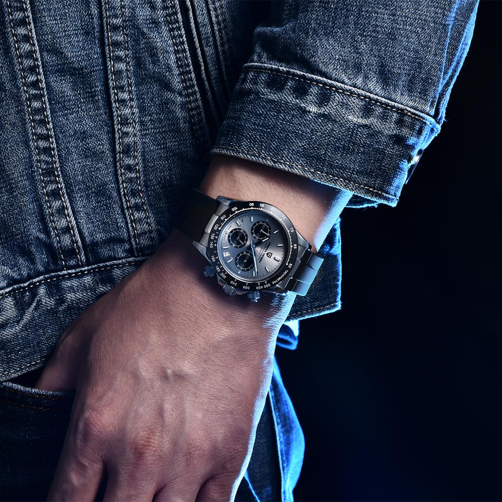 Pagani Design New TOP Brand Luxury Men's Watch with Box Multi-functional 100m Waterproof Fashion Luminous Men's Quartz Watches