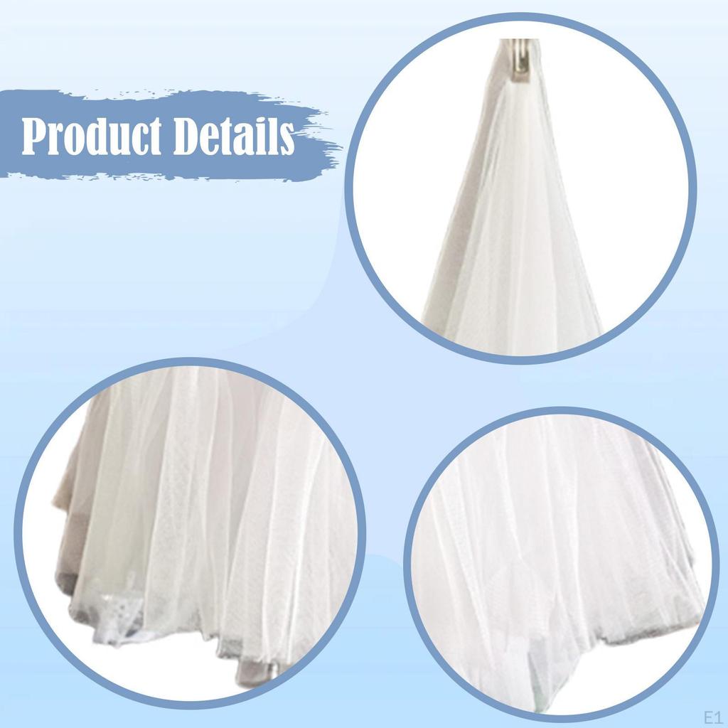 Wedding Tulle Backdrop Decor Curtain Drapes Dreamy Stage Decoration for Holiday Photography
