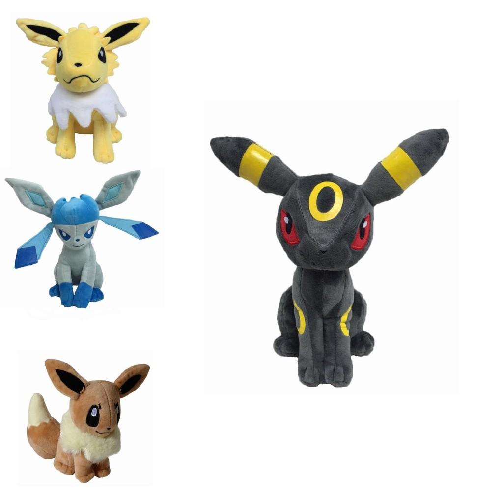 Adorable 8" Pokemon Jolteon Flareon Glaceon Plush Toy Stuffed Doll For Kids And Collectors