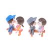 3Pcs/Set Lovers Miniature Landscape Ornaments Garden Bonsai Dollhouse Decoration