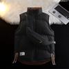 Stand-up Collar Double-sided Vest Men's Autumn and Winter Youth Couple Thickened Vest