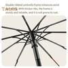 Folding Umbrella with Fan 3 Speed Adjustable USB Rechargeable UV Protection Umbrella Portable Waterproof Windproof Summer Outdoor Sun Rain Umbrella