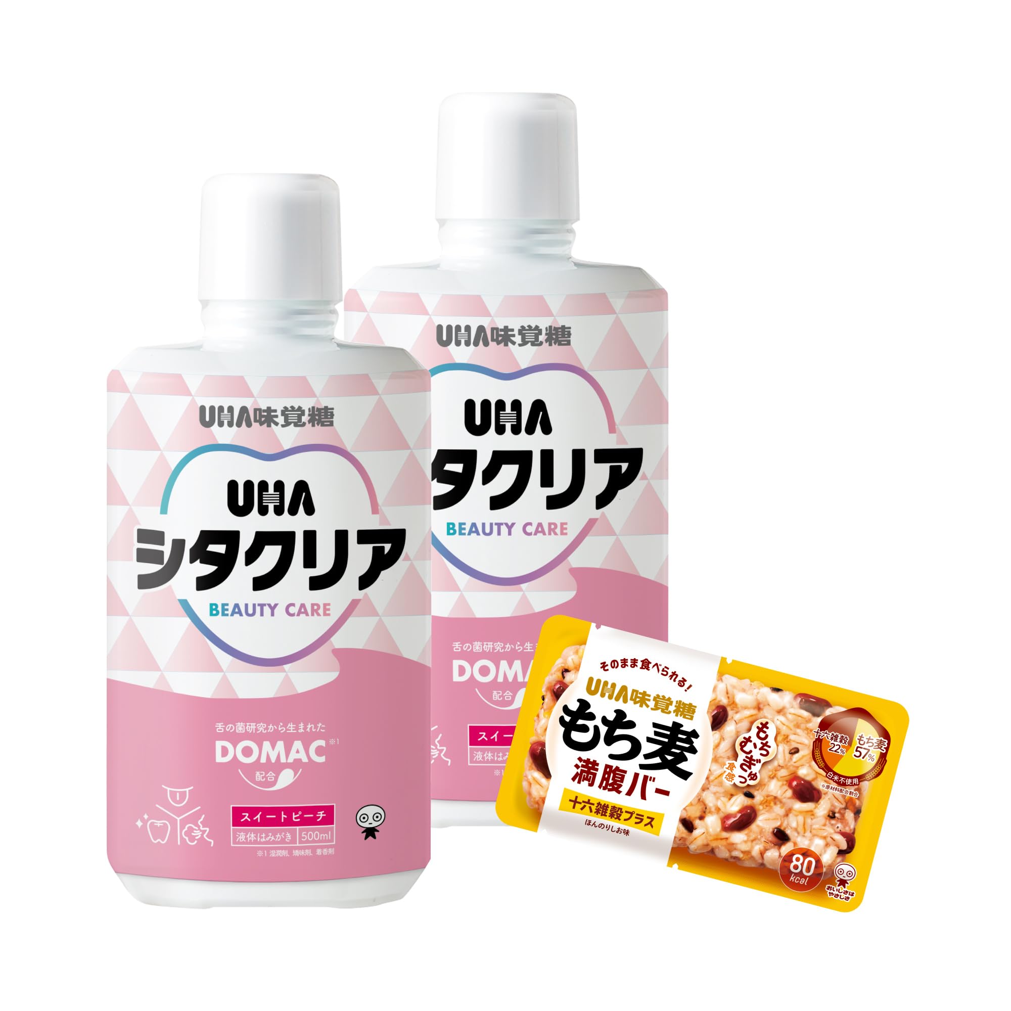 

UHA Shita Clear Жидкая зубная паста Сладкий персик Набор 2 штуки (Бонус включен) белый