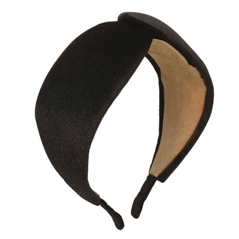2Pcs Velvety Headbands Solid Color Elegant Style Hairband For Women And Girls Daily Wear Fashionable Accessory