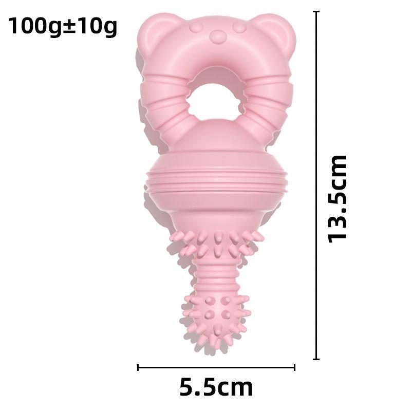 New pet toy pacifier-type TPR dog toy, durable for chewing and teeth grinding, chew ball and chew stick combination set