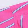 2025 Spring Women's Loose Casual Striped Lapel Shirt - Color Block Design