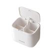 Automatic Pops Up Lift No-Drill Cotton Swab And Makeup Cotton Dispenser Hair Accessories And Hair Tie Desktop Storage Box