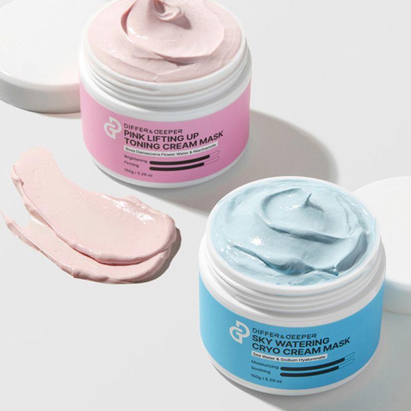 Bare Face Pack Pink Lifting Up Toning Cream Mask 150g