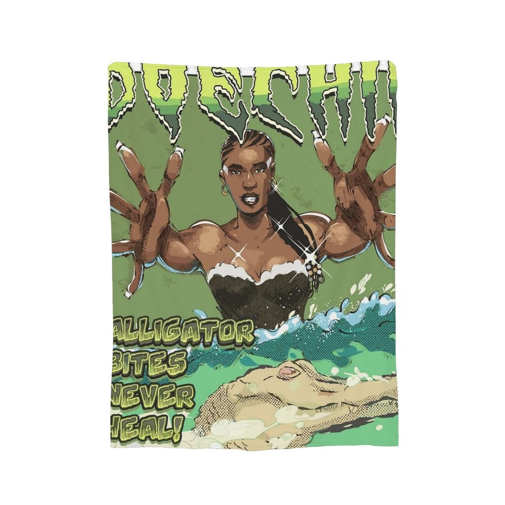 Doechii Rapper Blanket Flannel Summer  Breathable Super Warm Throw Blankets for Home Car Quilt