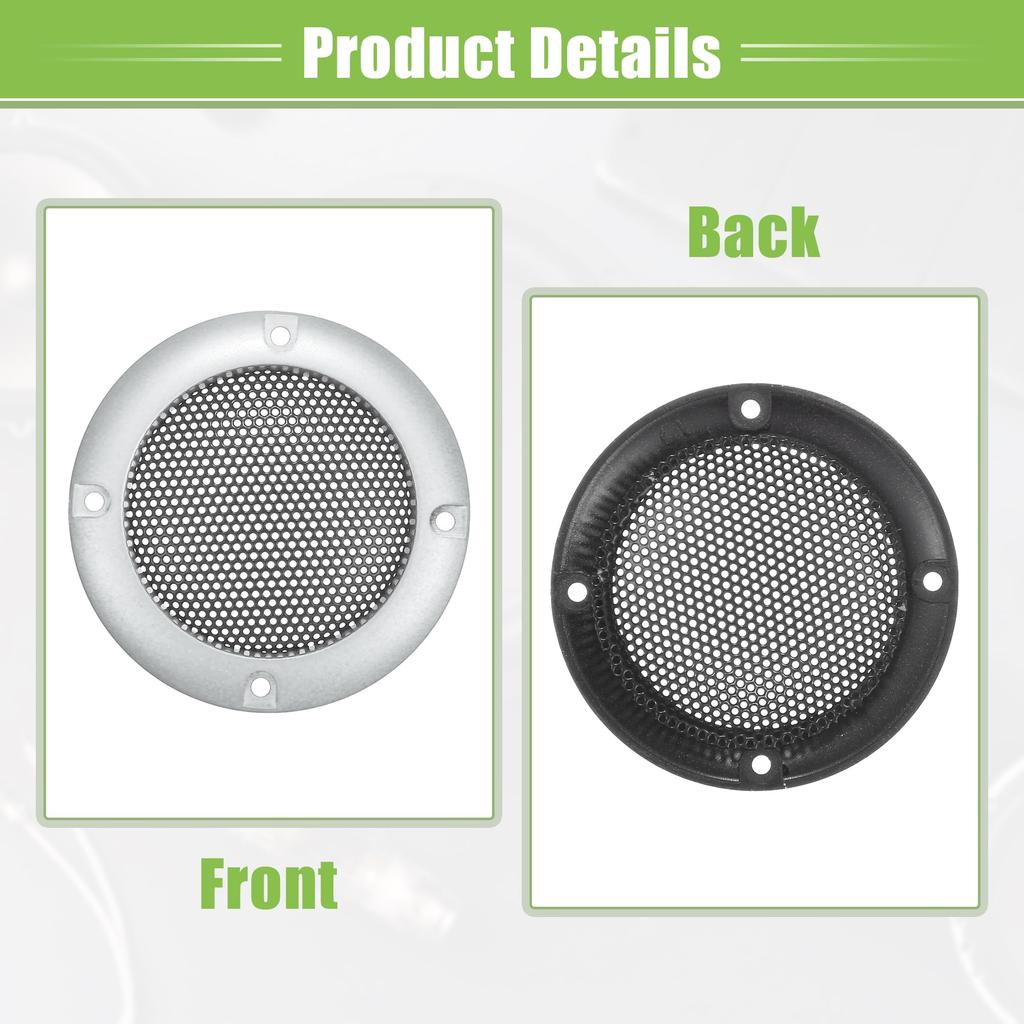 ACROPIX Universal 2" Car Speaker Grille Cover Mesh Round 2" Audio Speaker Subwoofer Guard