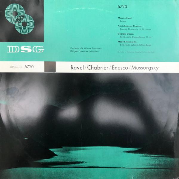 

LP Record MAURICE RAVEL EMMANUEL CHABRIER G Bolro Espaa Rumnische Rhapso 629039 DSG Germany Classical Used