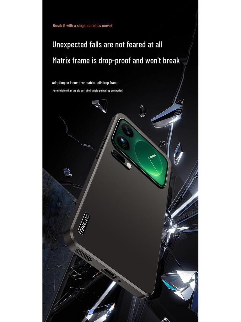 Xiaomi 17 Pro Max Frosted Protective Phone Case - Minimalist, Anti-Fall Design for Men
