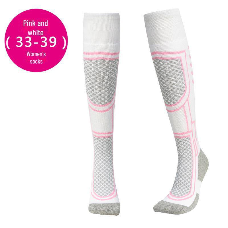 Thick Winter Ski Socks - Unisex Outdoor Mountaineering, Warm Towel Bottom, Long Tube for Sports & Kids